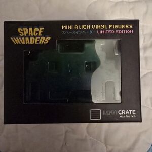 Space Invaders Mini Alien Vinyl Figure - Green/Blue (Loot Crate Exclusive)